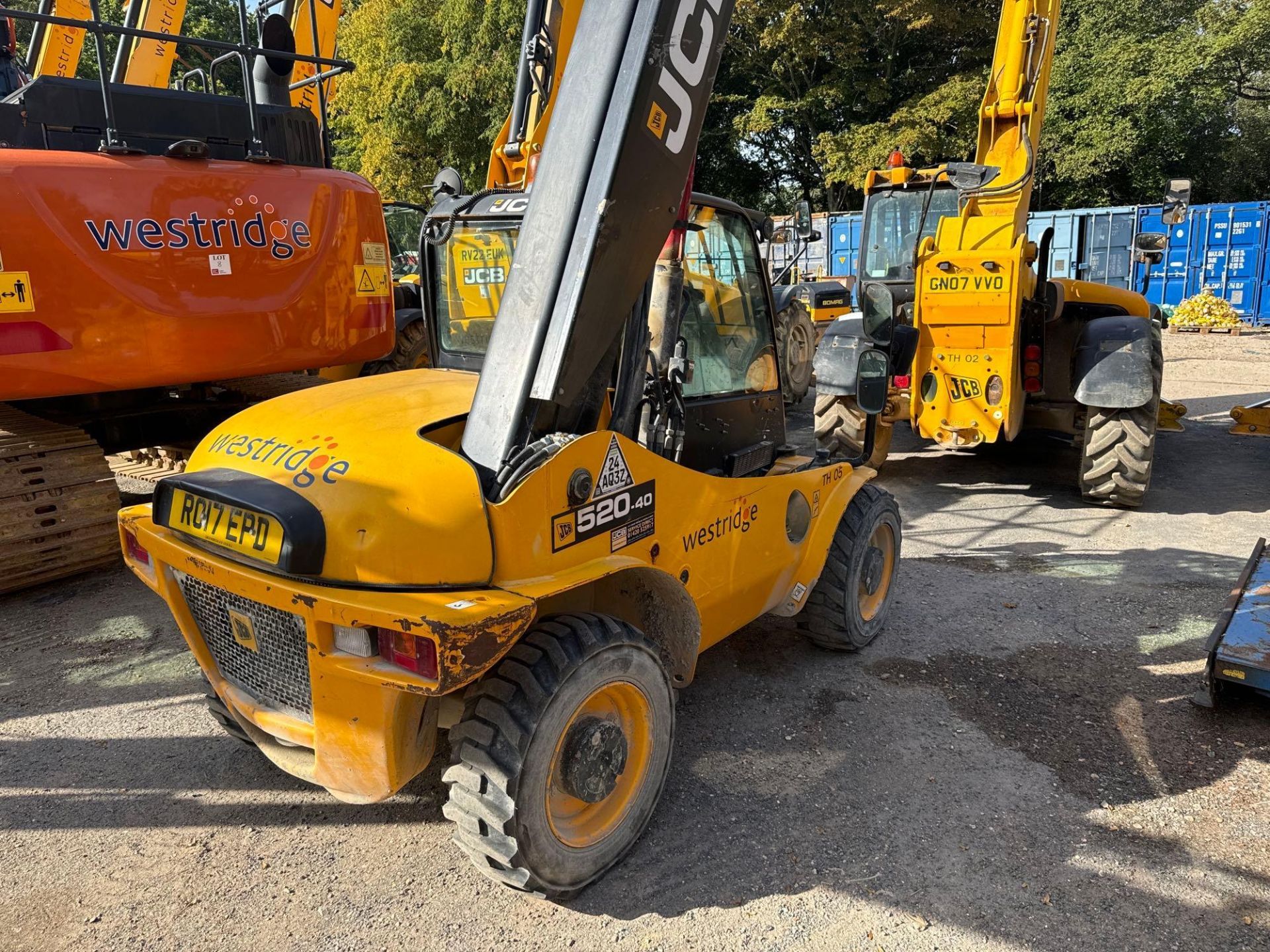 JCB model 520-40 4WS telescopic handler,  rated capacity 3500Kg, serial number JCB52040VH2314624, - Image 3 of 10