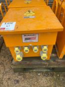 Blakley electrics 10kva site transformer with push plug outlets, 230v supply