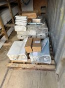 Two pallets of various unused toilets and cisterns as lotted
