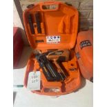 Paslode impulse PPN35Ci 35mm gas canister nail gun complete with 2 batteries and charger