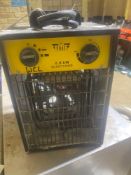 Single HSC Elite 110v Fan Heater