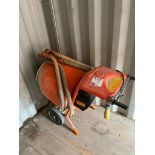 Astra electric 80 ltr cement mixer 110v