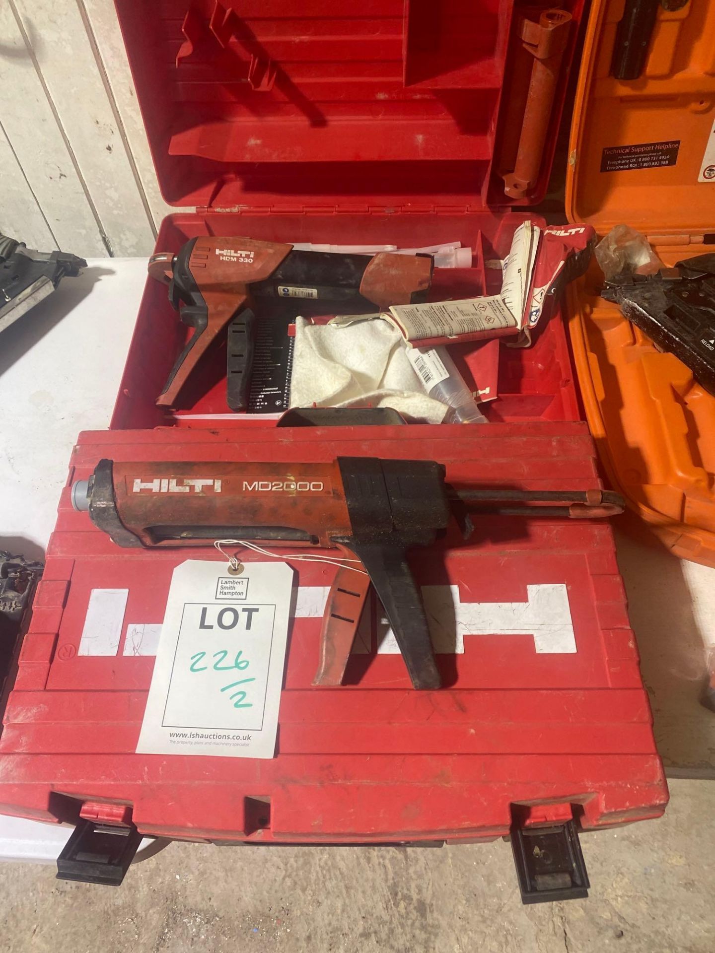 HILTI HDM 330 resin gun & HILTI MD2000