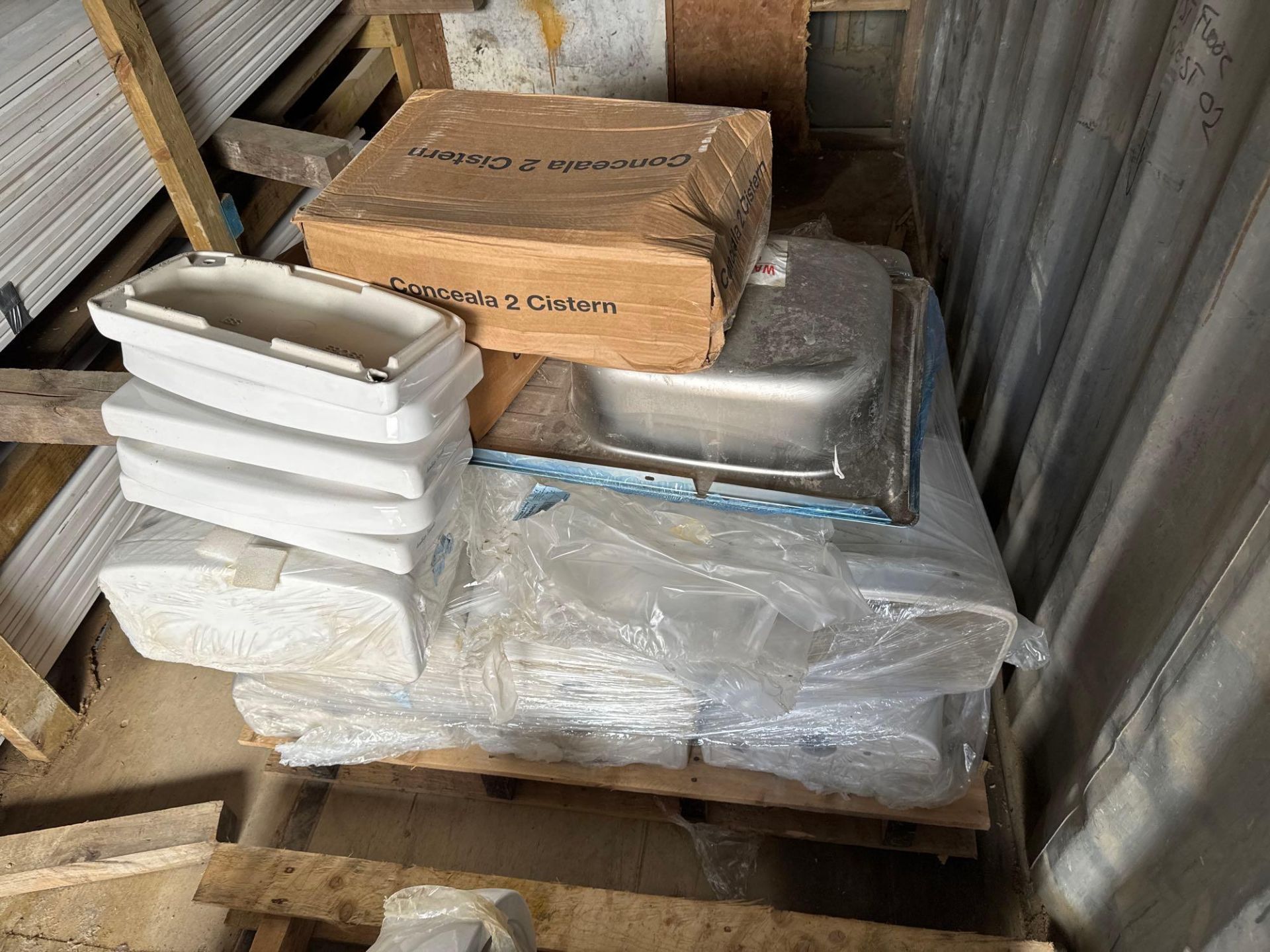 Two pallets of various unused toilets and cisterns as lotted - Image 2 of 3