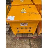 Blakley electrics 10kva site transformer with hard wired outlets, 400v supply (3 phase)