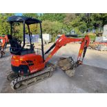 Kubota U17-3, 1.7T Excavator DOM 2022 s/n KBCAZ24BCM3L77812, WCL No KE20, 727 recorded hours c/w 4