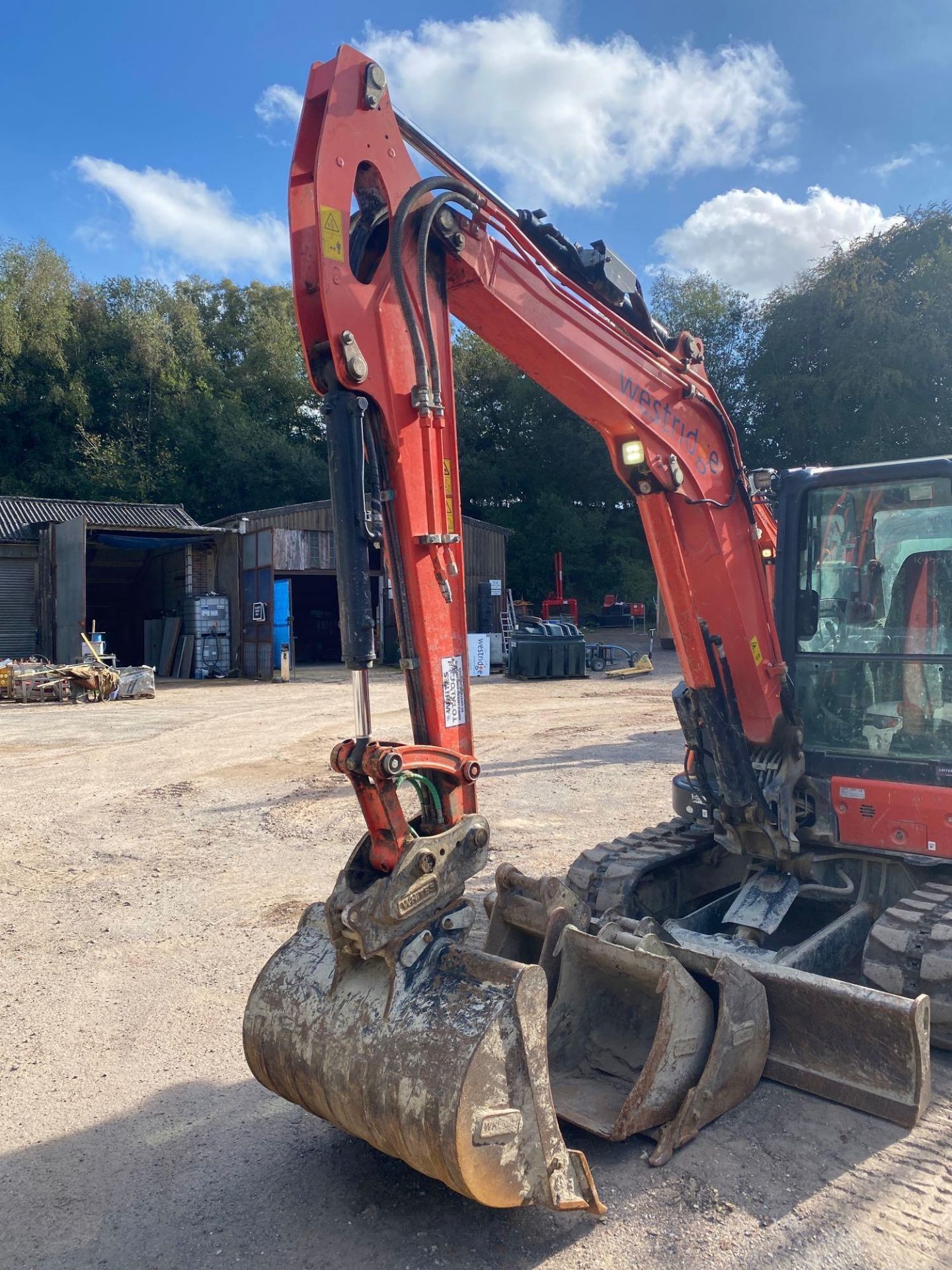 Kubota KX060-5, 5T Excavator DOM 2020 s/n KBCDZ37BEL3B10037, WCR No KE16, 2953 recorded hours c/w - Image 5 of 13