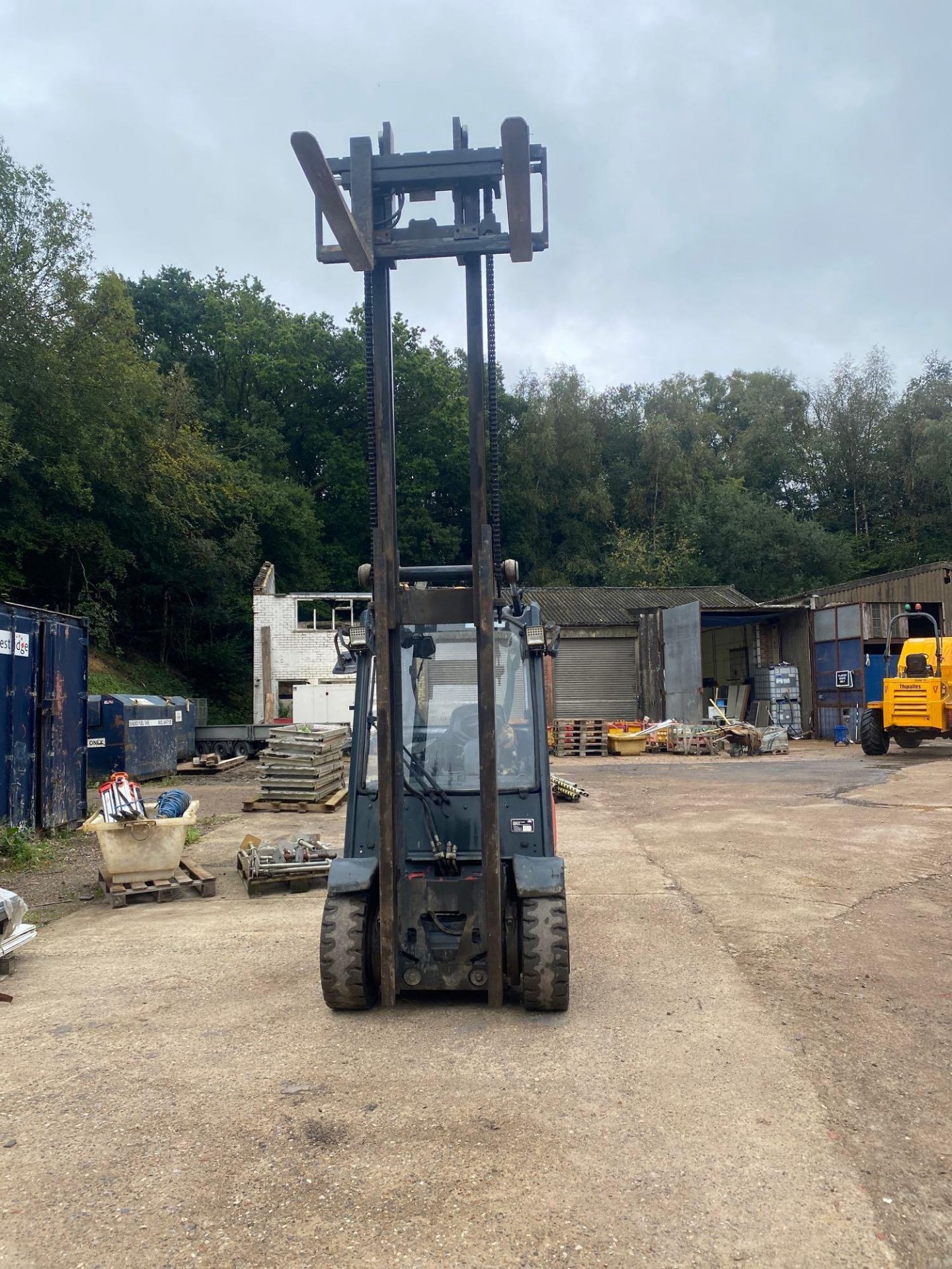 Linde 3t diesel powered forklift truck, model H30D, serial number H2X393P03203, date of - Image 4 of 9