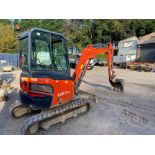 Kubota U27-4  3T Excavator DOM 2020 s/n KBCGH11BHLZM69815, WCR No KE18, 1478 recorded hours.  with