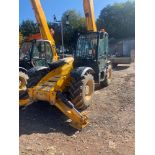 JCB model 535V125 telescopic handler, operating mass 9760Kg, rated capacity 3500Kg, serial number