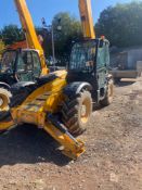 JCB model 535V125 telescopic handler, operating mass 9760Kg, rated capacity 3500Kg, serial number