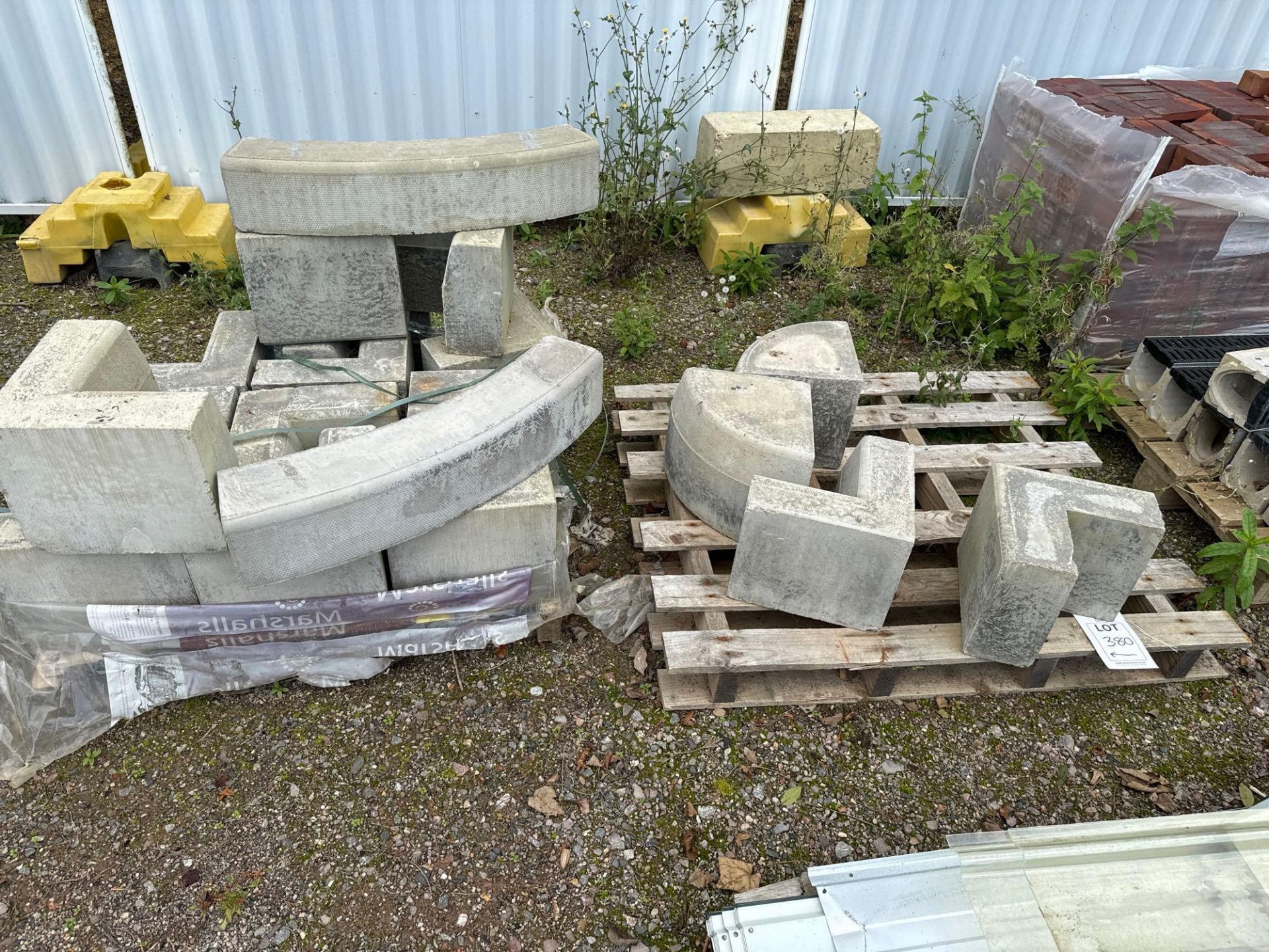 Various concrete lintels and kerb stones as lotted - Image 4 of 4