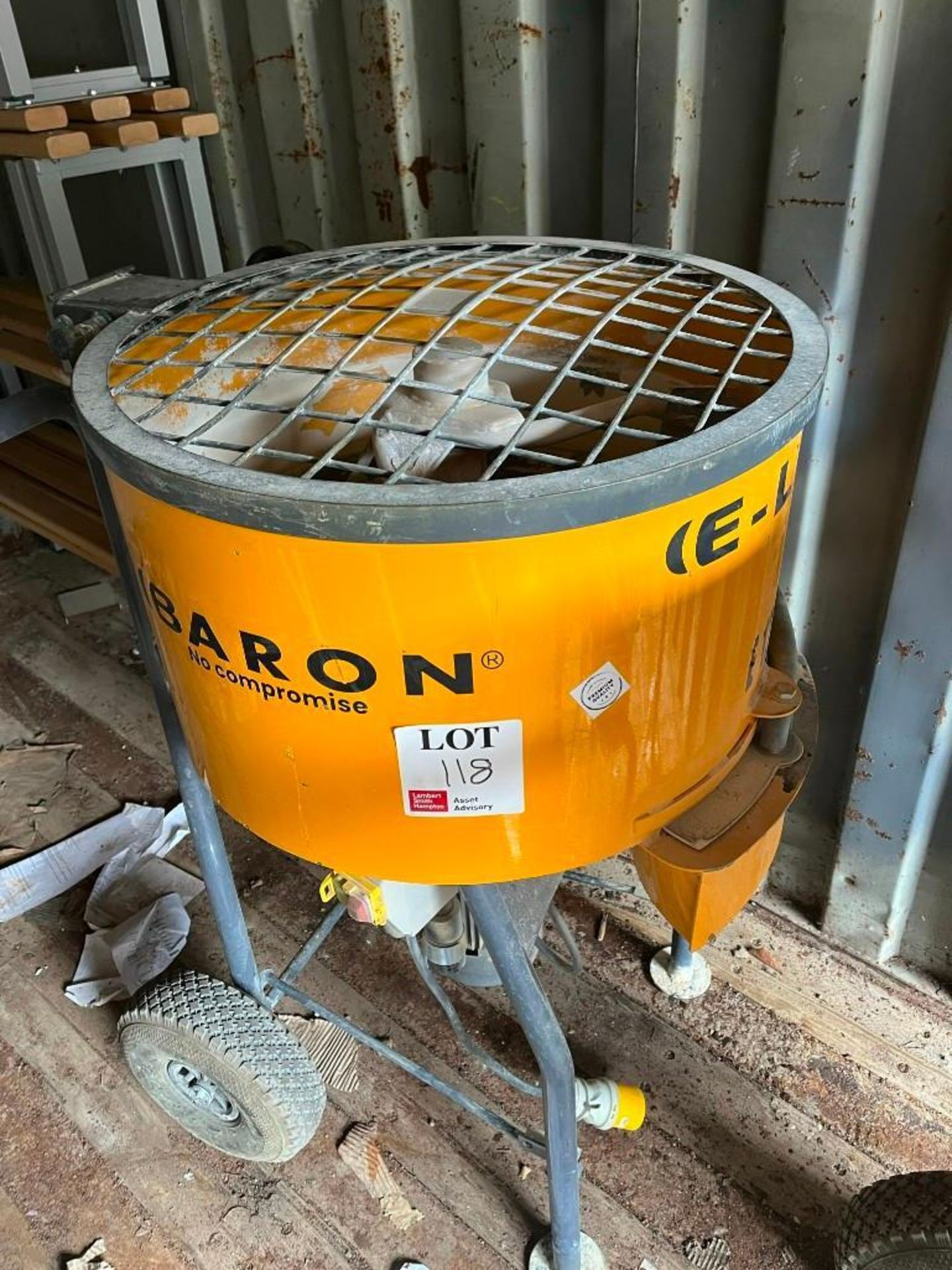 Baron e-line E120 mixer 120 litre, 110v s/n 85193DOM 2021