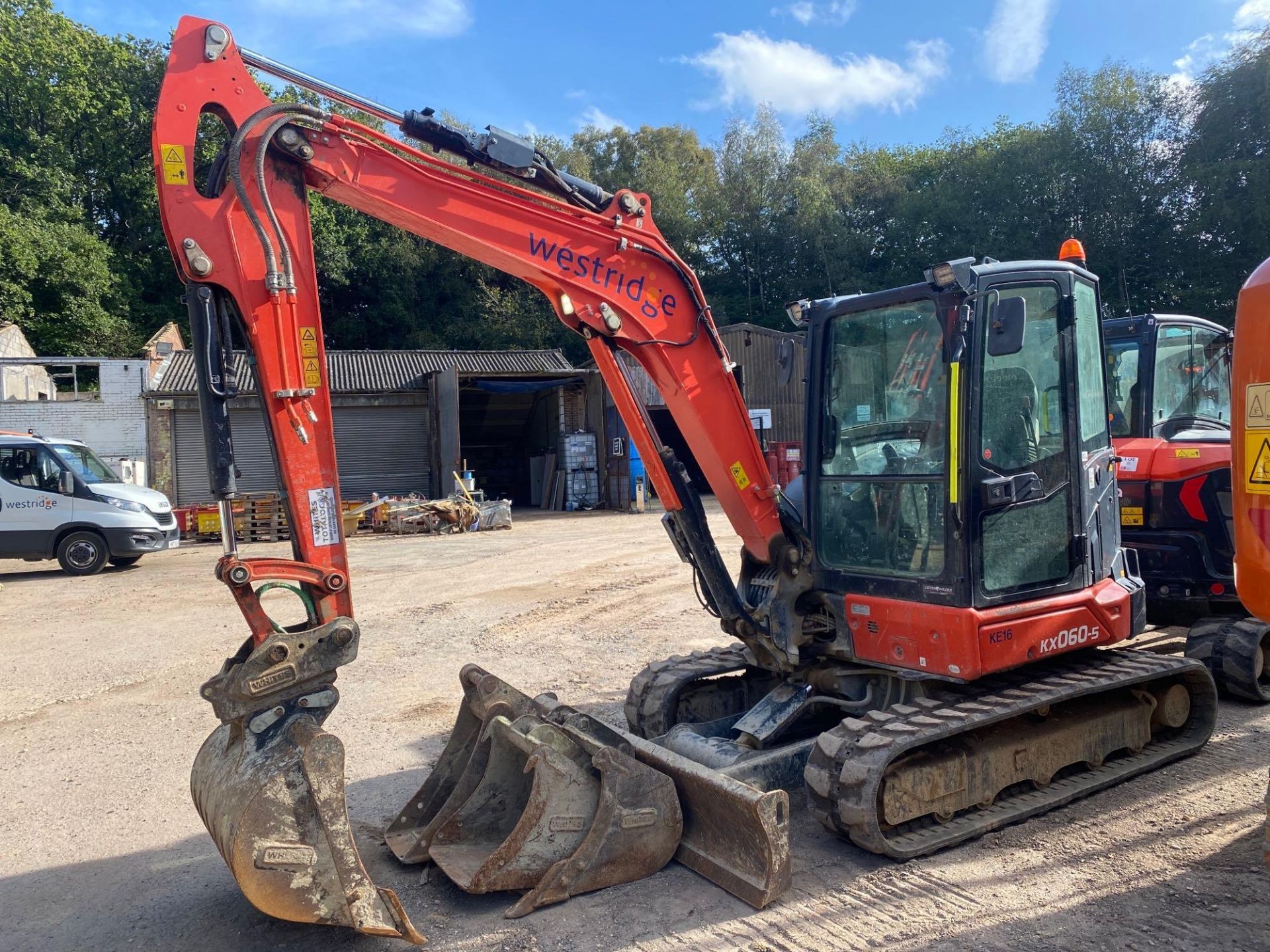 Kubota KX060-5, 5T Excavator DOM 2020 s/n KBCDZ37BEL3B10037, WCR No KE16, 2953 recorded hours c/w - Image 3 of 13