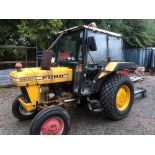 Ford 3910 H Utility Tractor, 6331 recorded miles, c/w with Cab, PTO & Fleming heavy duty 6'