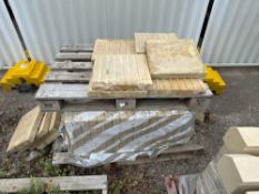 Pallet containing TAC tiles as lotted