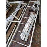 LSD staging system c/w safety rails max load 270 kg