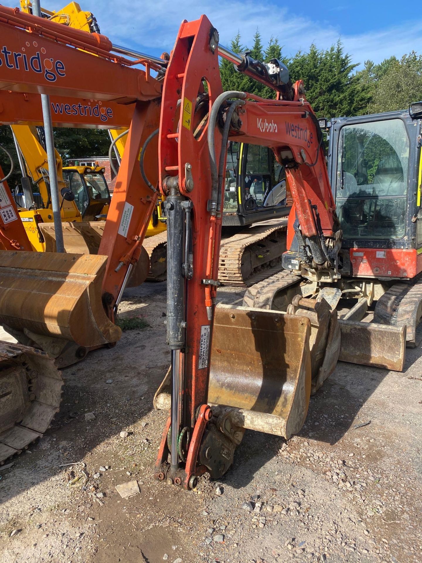 Kubota KX060-5  5T Excavator, serial number KBCDZ37BEL3F10518, WCL No KE17, DOM 2020 - Image 7 of 12