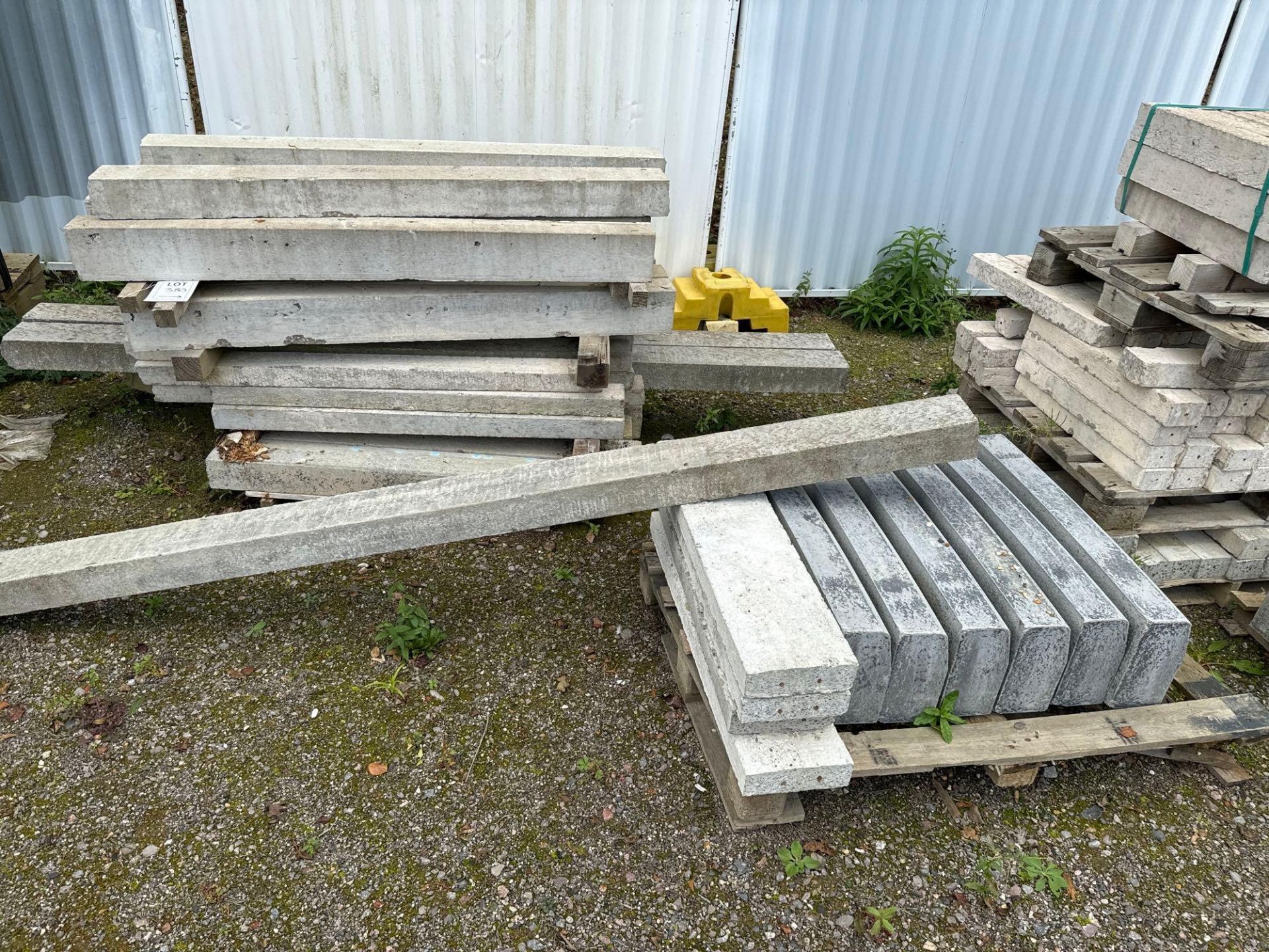 Various concrete lintels and kerb stones as lotted - Image 2 of 4