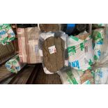 Racks of insulation various brands and types