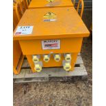 Blakley electrics 10kva site transformer with push plug outlets, 230v supply