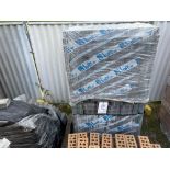 Two and a half pallets of grey Brett paving bricks