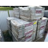 10 pallets of Marshalls modal textured paving bricks 300 x 100 x 80mm silver grey granite