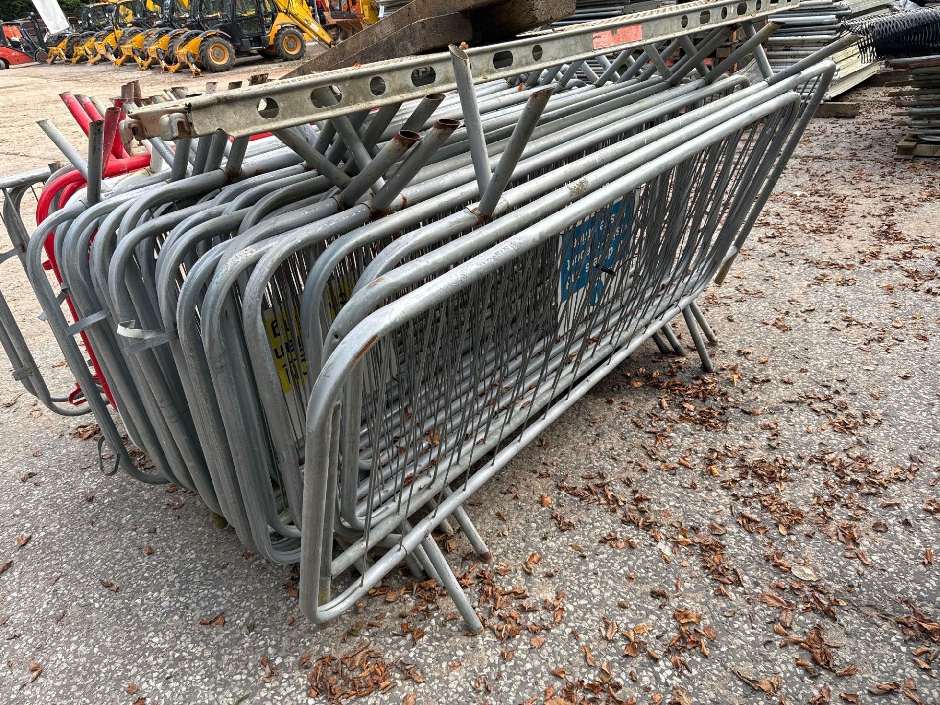 Approx 50 metal crash barriers - Image 3 of 3