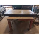 Welded steel table