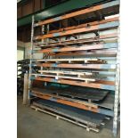 Quantity of various metal component and metal sheet stock