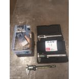 absolute aos digimatic caliper, Workzone digital caliper and Micronta 7-Range AC volt ammeter