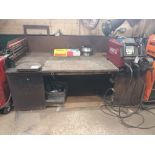 Steel welder's bench