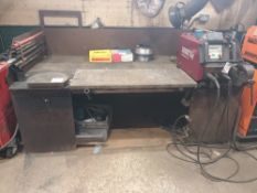 Steel welder's bench