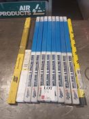 Eleven packs of various welding and brazing rods