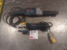 Bosch GGS16 straight grinder & Bosch GWS 7-115 angle grinder