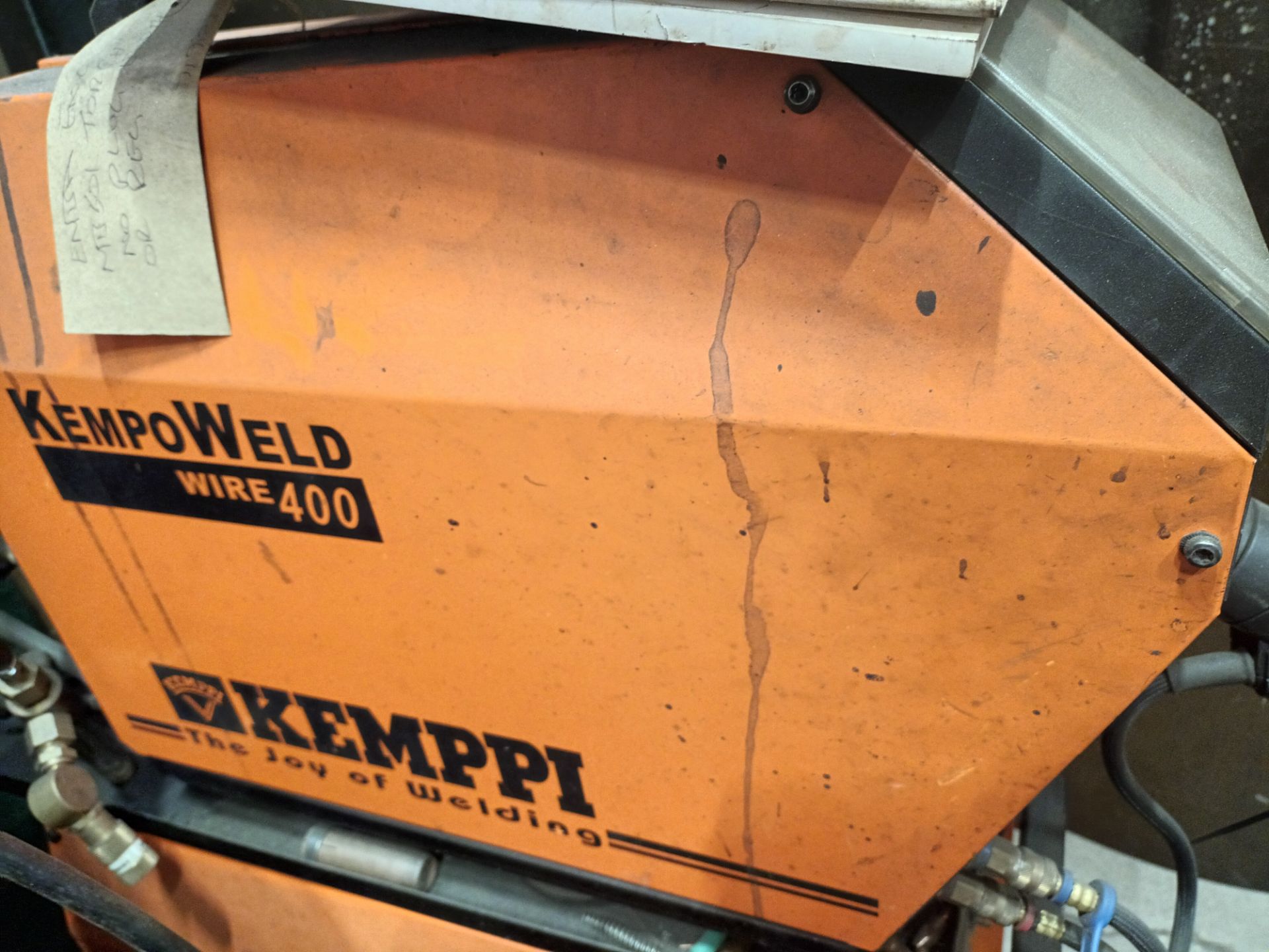 Kemppi Kempoweld 4200W mig welder, Serial no. 1990151D with Kemppi Kempoweld Wire 400 wire feed, Se - Image 2 of 4