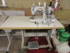 Jack 8669BD11 computerised cylinderlock sewing machine, type 01GBX356/UT, MFG no. 17082025732 24,