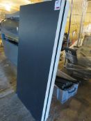 Four laminated straight tables, 750mm x 1500mm