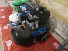 SGS portable 50litre reciprocating air compressor, model SC50H, 2.5HP