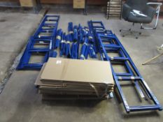 Quantity of dismantled boltless stores racking