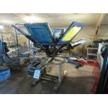 Rototex 6 colour screen printing press, multi printer