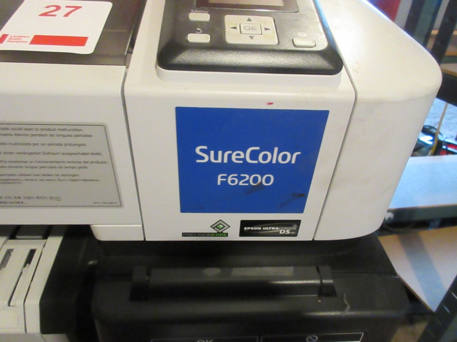Epson Surecolor SC-F 6200 wide format printer, serial no. X42J002557 - Bild 4 aus 6