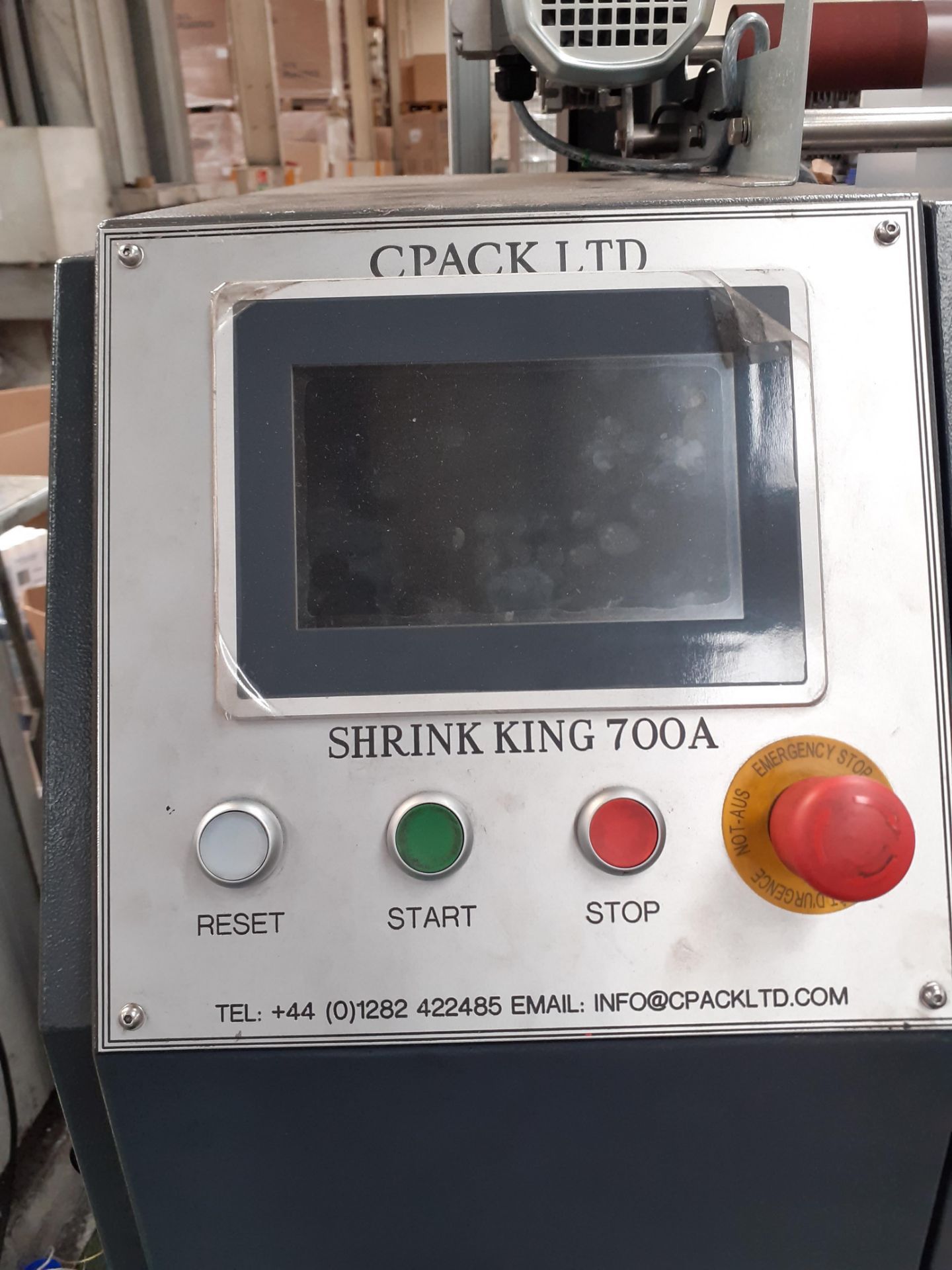 CPack Shrink King 700 sleeve wrapper (2021), s/n 4173 (Located: in storage at Preston) - Image 4 of 5