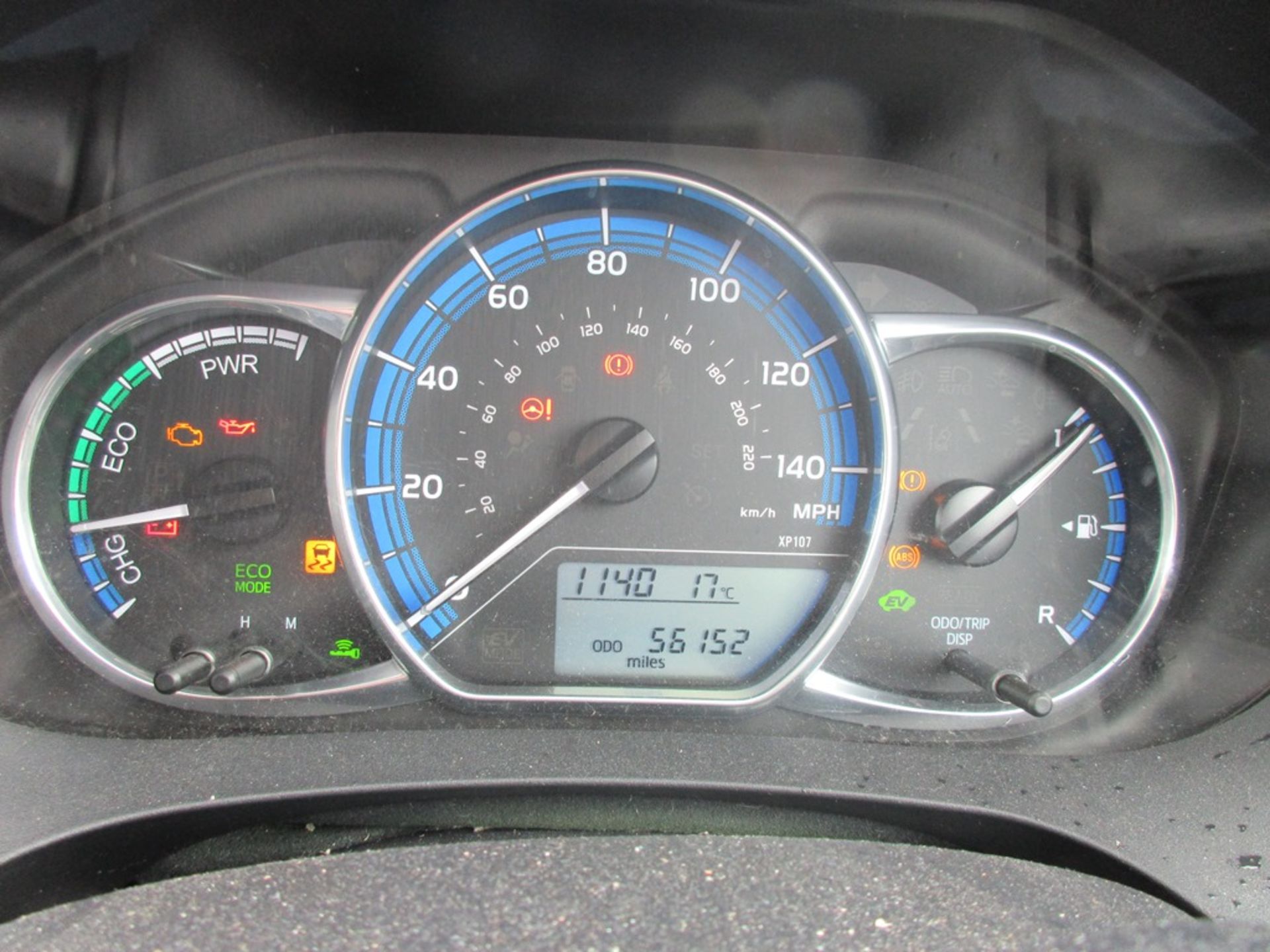 Toyota Yaris Icon Hybrid Vvt-I Cvt hatchback, 76bhp Registration: WA66 VDR Recorded mileage: 56, - Image 12 of 16