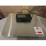 Oypla digital platform weigh scales, 300kg / 0.1kg - 150kg / 0.05kg