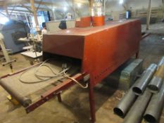 Hix Corporation 2410 through feed curing oven, serial no. 241-2768, approx 650mm belt width