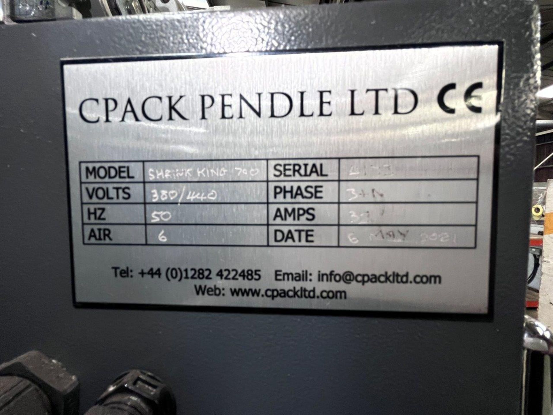 CPack Shrink King 700 sleeve wrapper (2021), s/n 4173 (Located: in storage at Preston) - Image 5 of 5