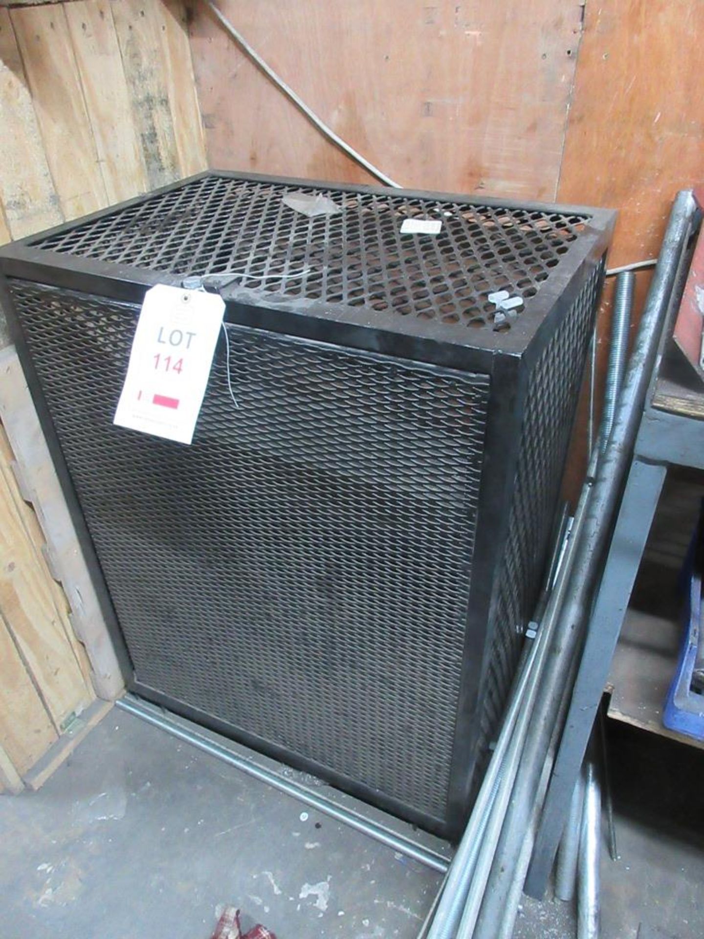 Steel lockable storage cage