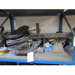 Quantity of assorted belts and cabling