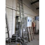 Ramsay 13 rung aluminium extension ladder